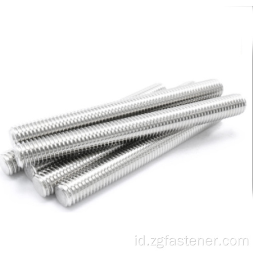DIN976 Stainless Steel 304 Fastener Semua batang berulir